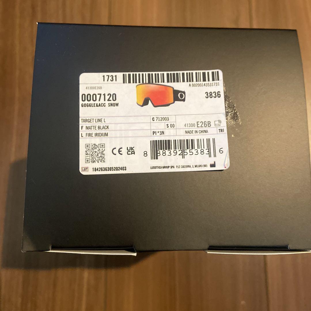 新品未使用　OAKLEY オークリー Target LineＬ　ゴーグル