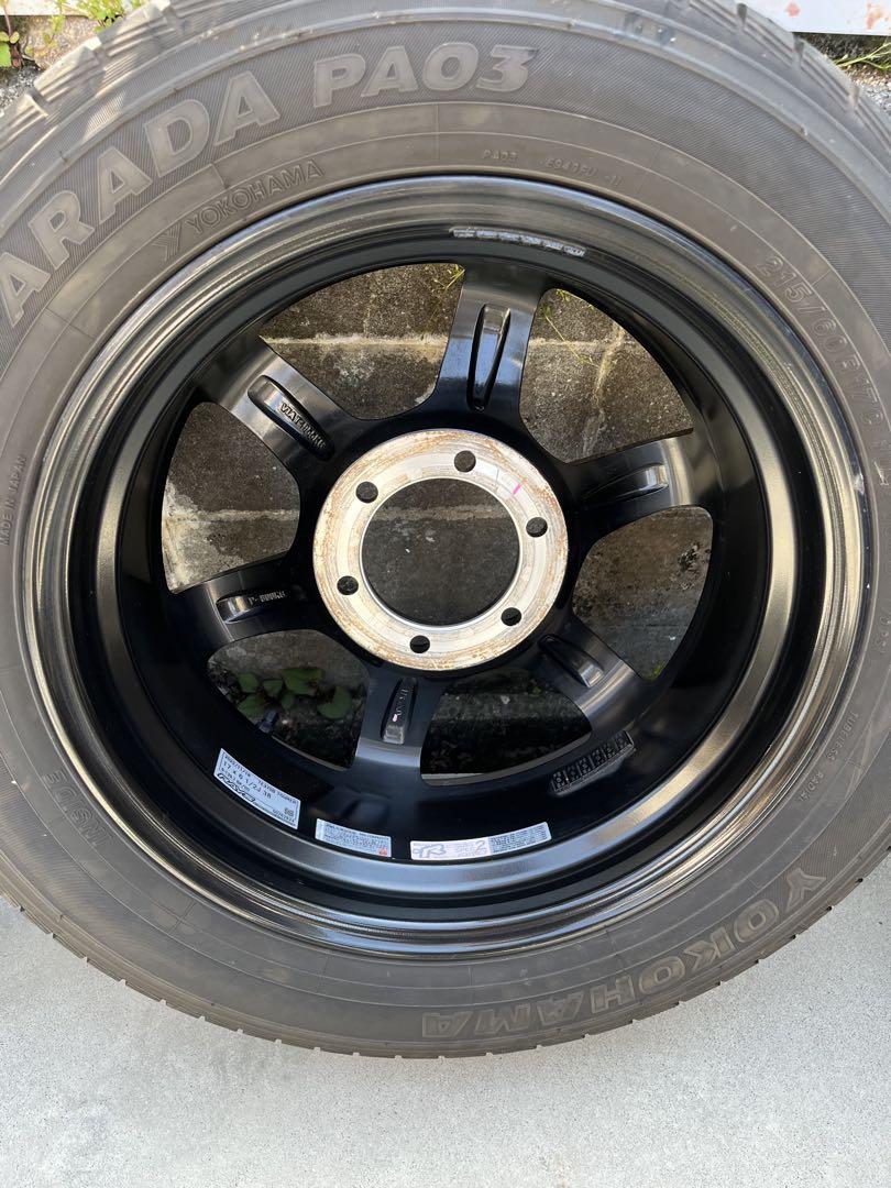 トムハンクン　レイズ　TE37 ６穴　17インチ　ハイエース