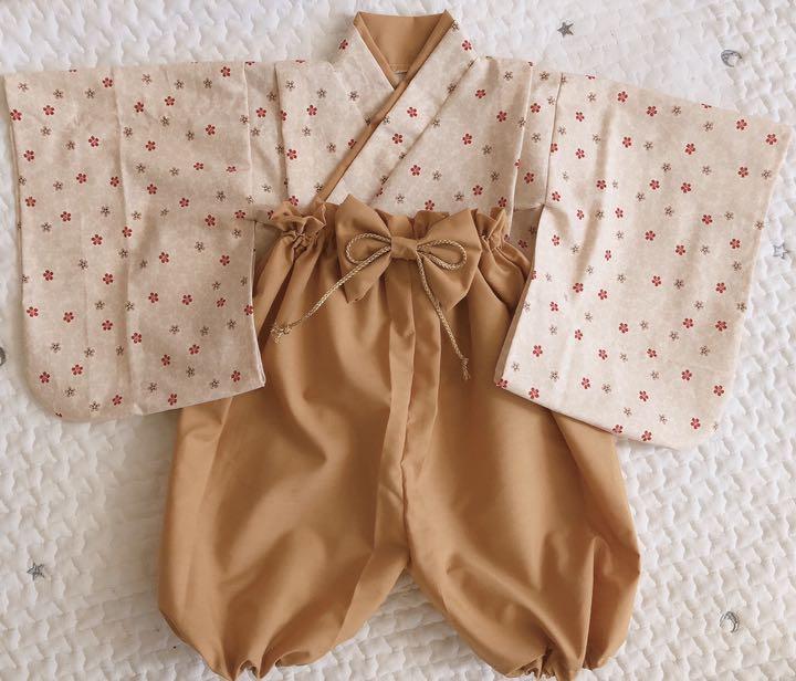 ベビー袴 ハンドメイド 60-80サイズ