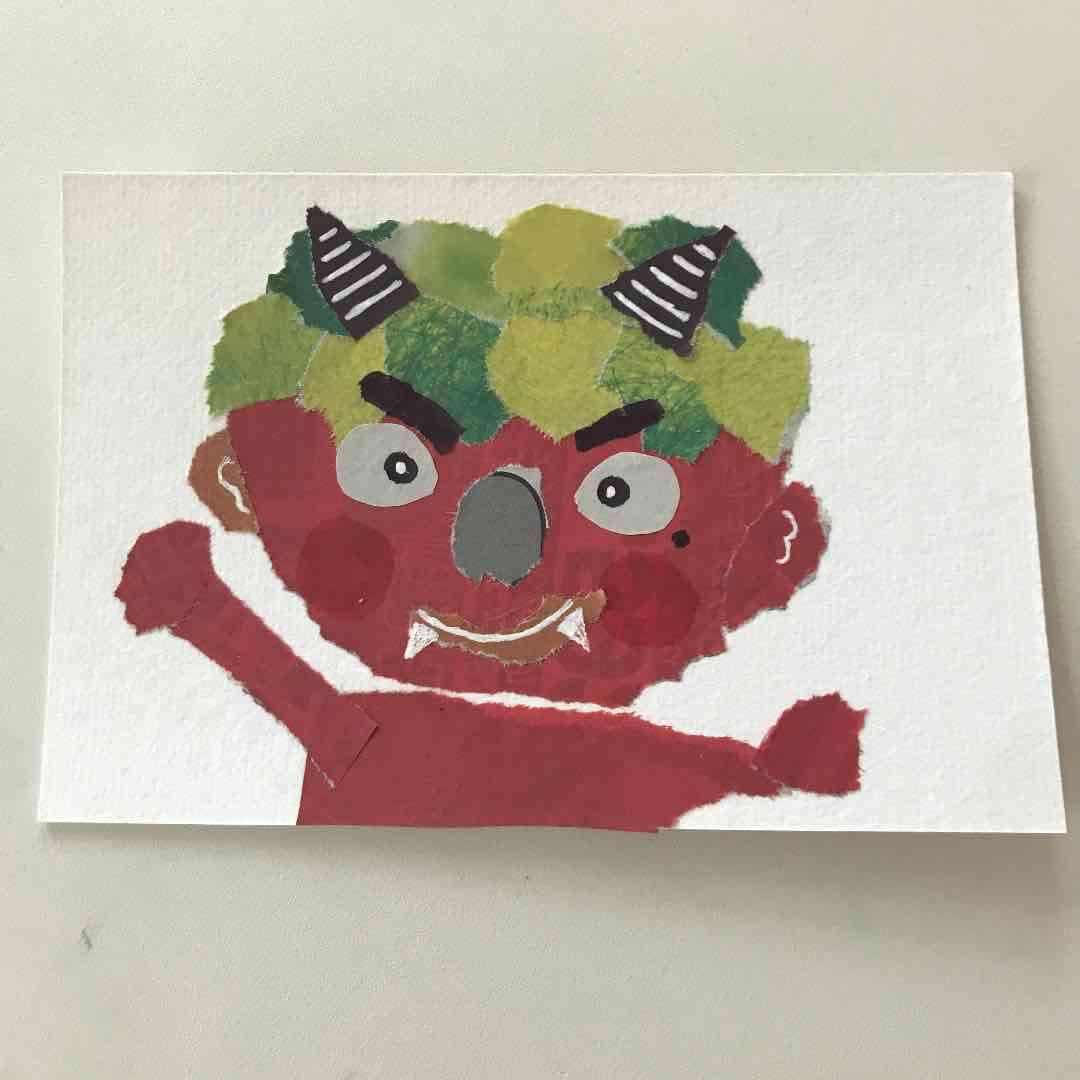 メルカリ 絵手紙 貼り絵 節分 鬼 ハンドメイド 790 中古や未使用のフリマ メルカリ 絵手紙 貼り絵 節分 鬼 ハンドメイド 790 中古や未使用のフリマ
