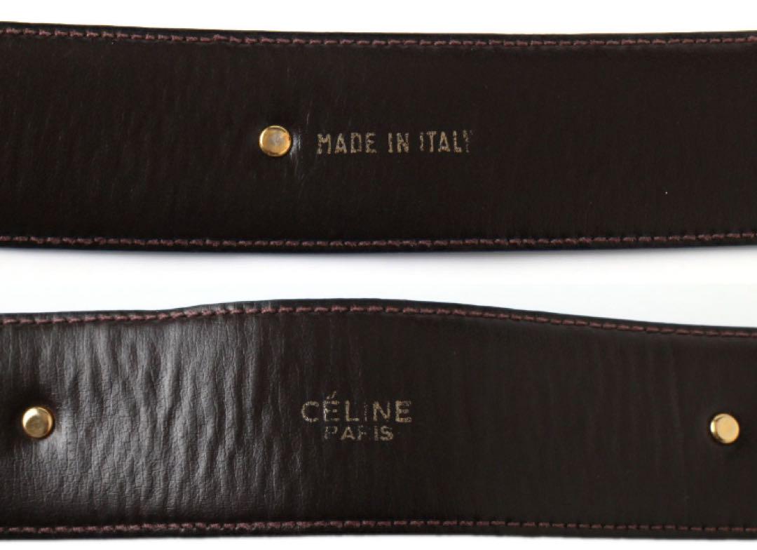 vintage CELINE レザーベルト