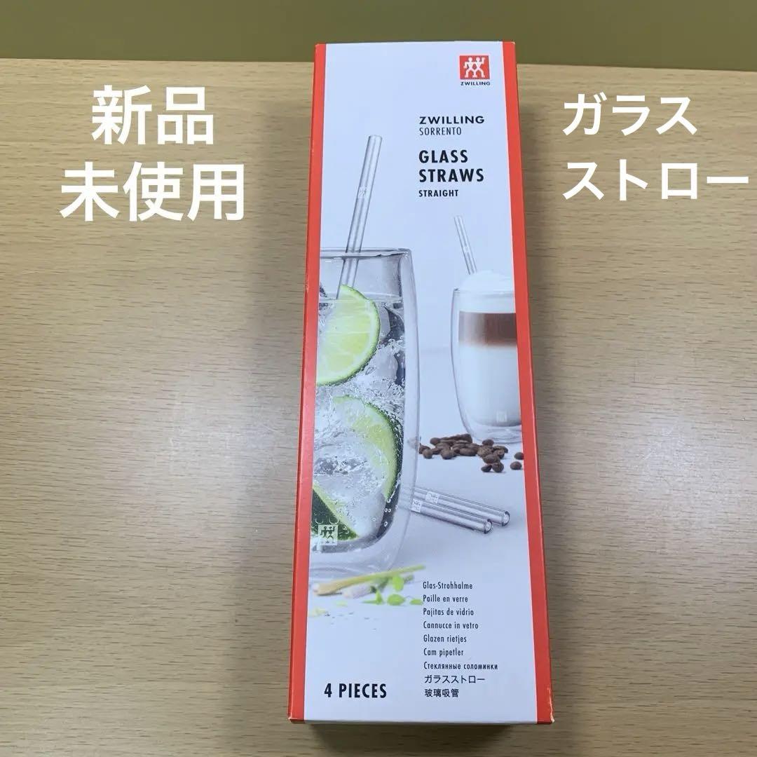 【新品】ガラスストロー洗浄ブラシ付きストレートツヴィリングソレント