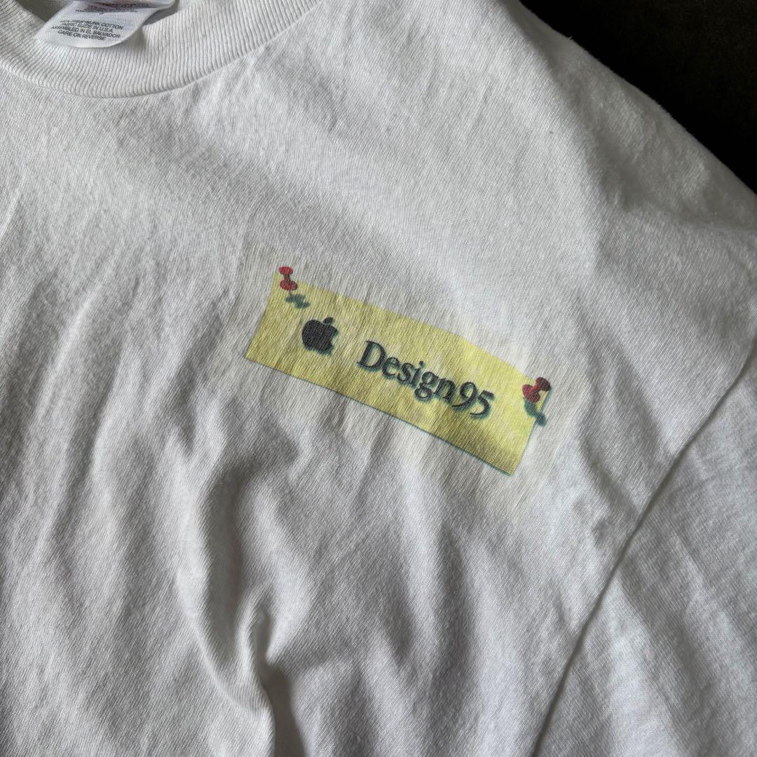 Vintage 90s Apple Design95 Tシャツ