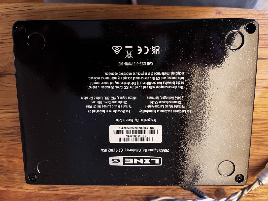 ギター HX Stomp + DC-3398 Current Doubler Cable