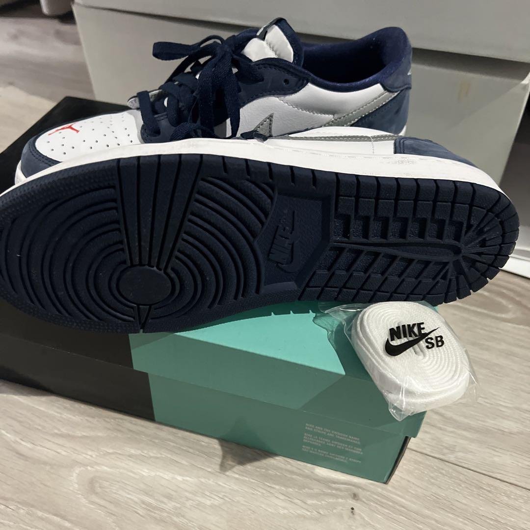 靴 Nike SB Air Jordan 1 Low \"Midnight Navy\"
