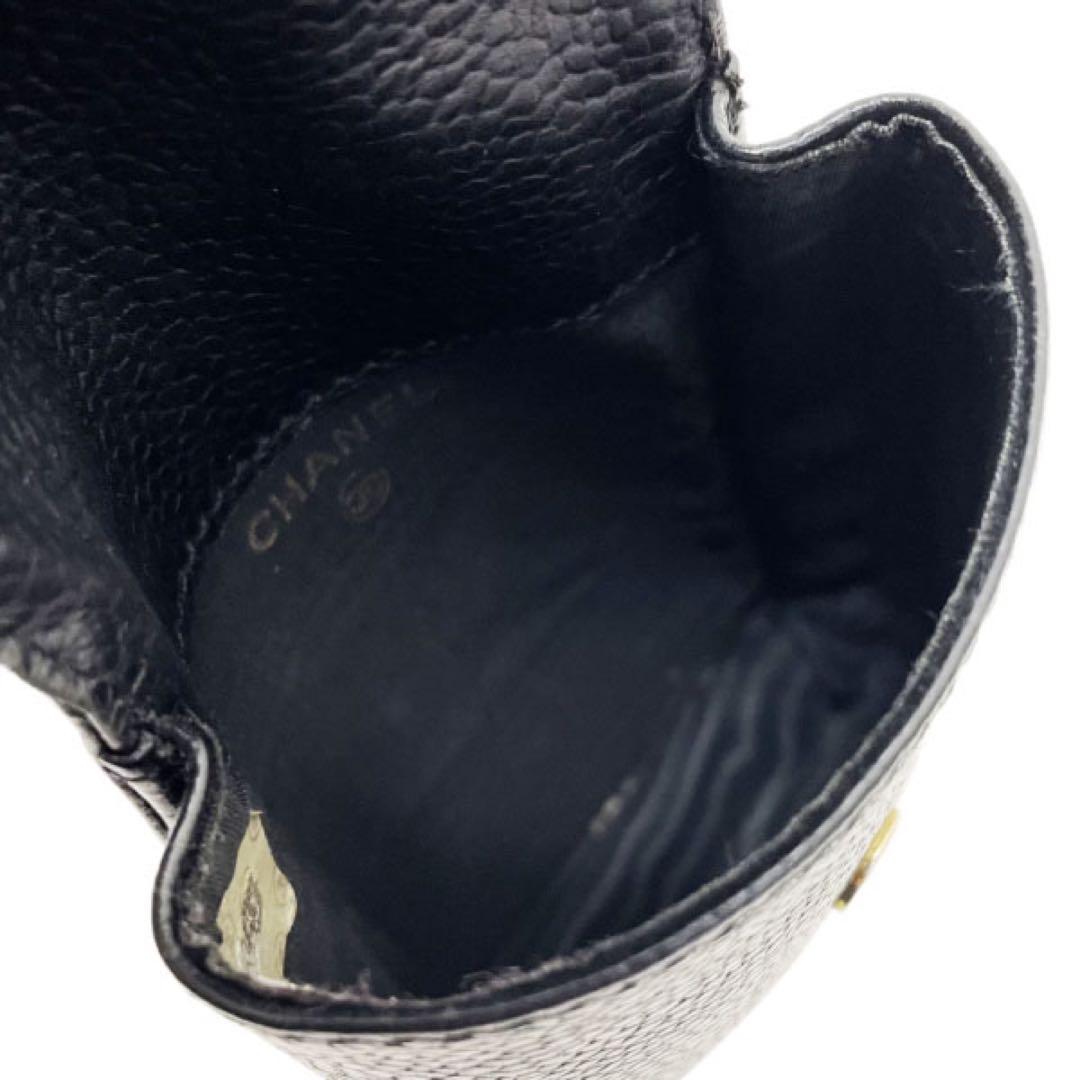 正規品 美品 シャネル タバコ シガレット ケース カバー 黒 【R13299】 画像8