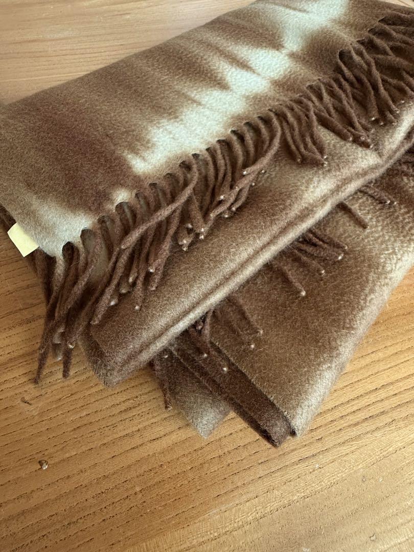 HRS　コロンボ　カシミア　厚手　大判ストール　美品