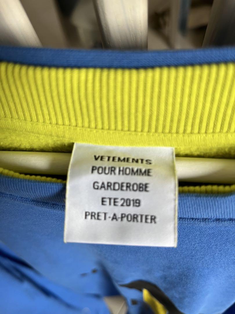 VETEMENTS ヴェトモン　スウェット　レイヤード