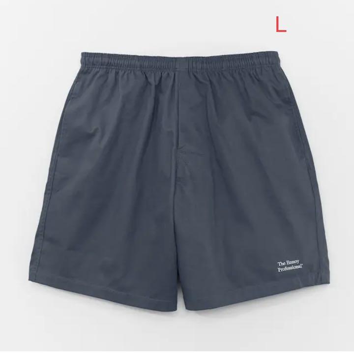 ennoy Cotton Easy Shorts GRAYISH NAVY L