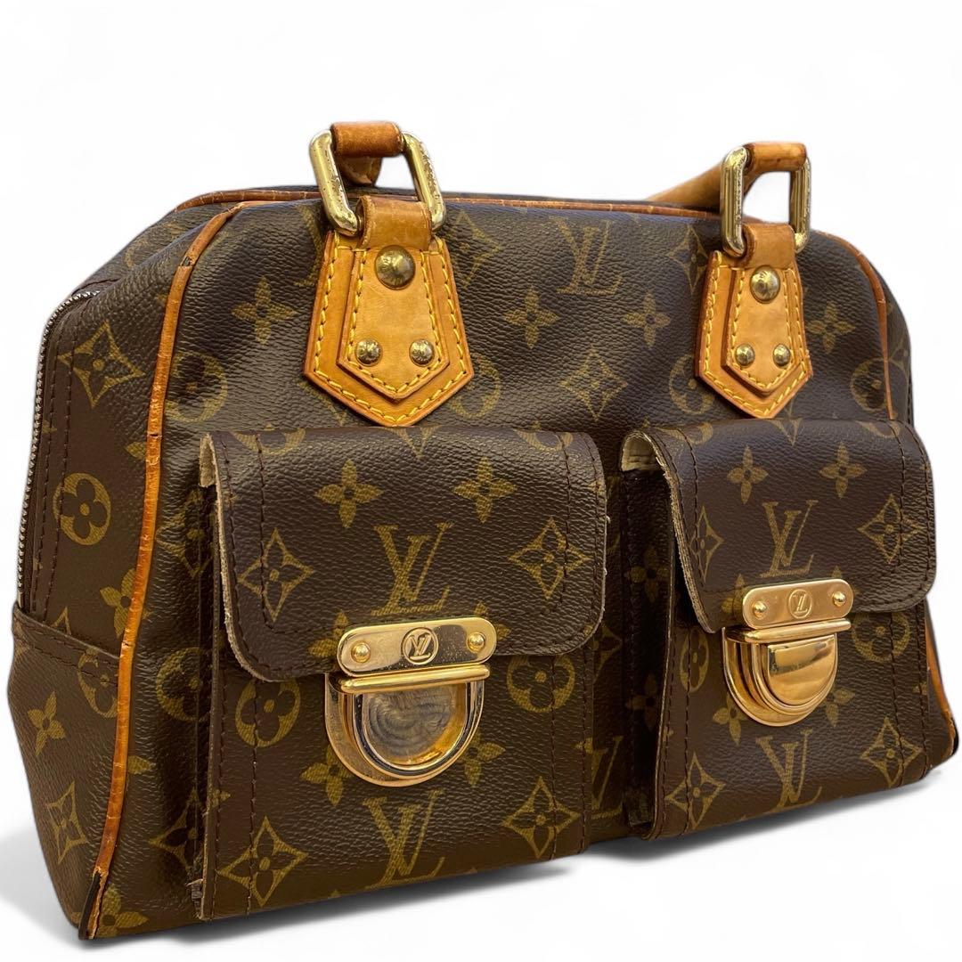 【美品】LOUIS VUITTON マンハッタンPM モノグラム ハンドバッグ 【美品】LOUIS VUITTON マンハッタンPM モノグラム ハンドバッグ