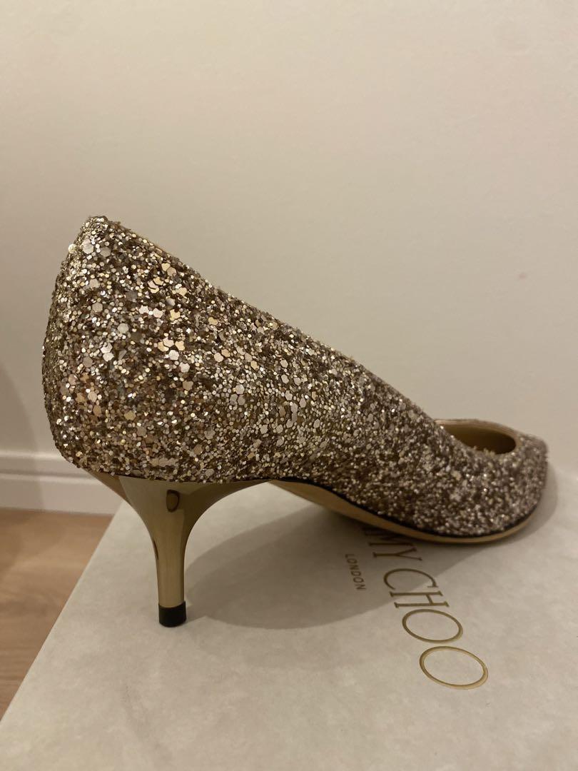 「ほぼ新品」JIMMY CHOO AZA OSAO BALLET PINK 画像8