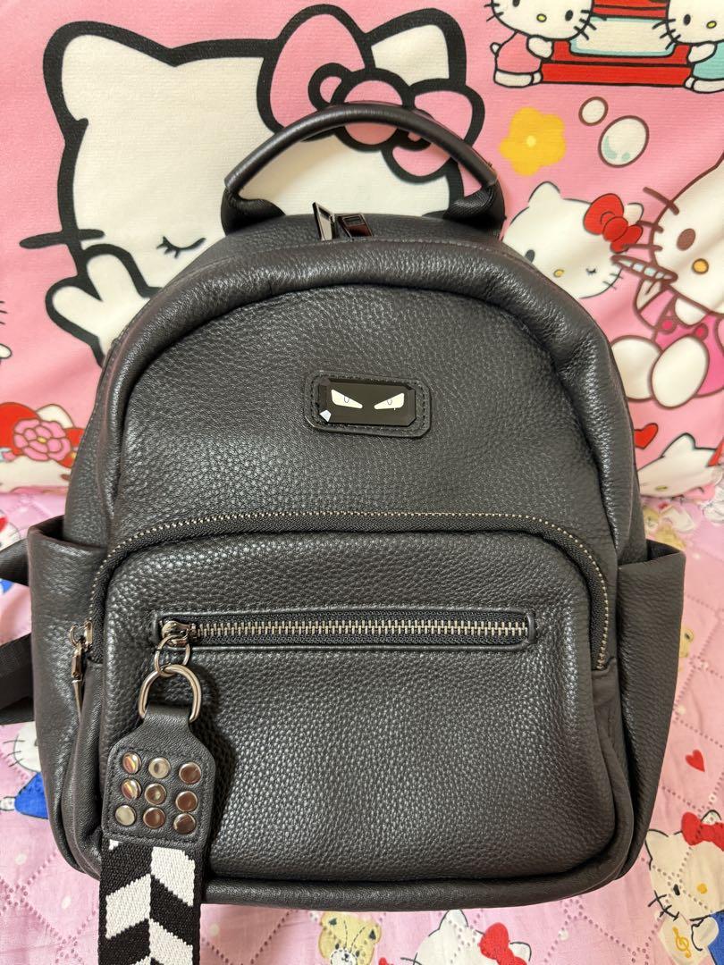 黒いリュックサック 上質牛本革使用 2WAY美品