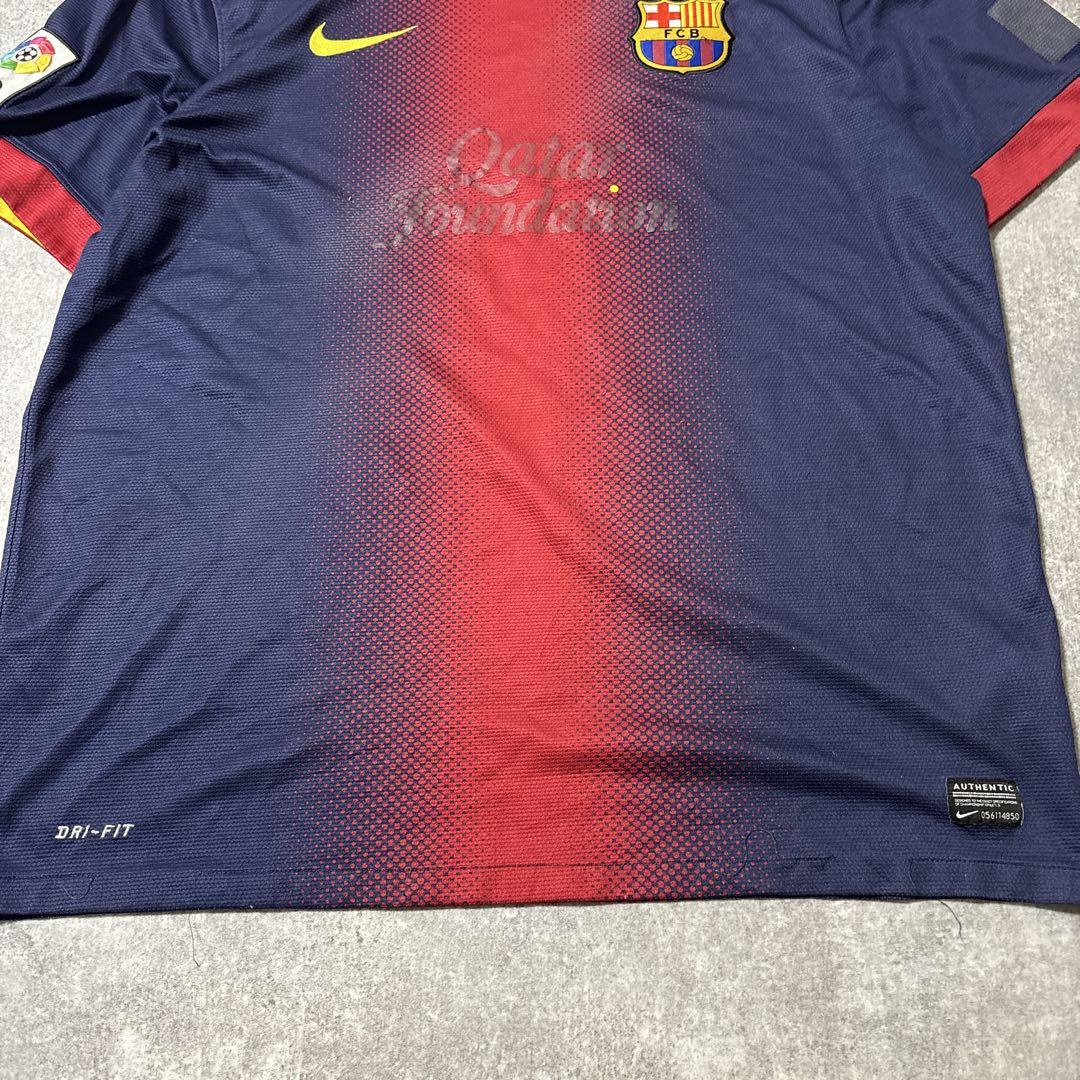 00s NIKE バルセロナ　サッカーシャツ　刺繍デザイン　ナイキ