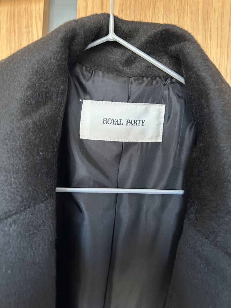 ROYAL PARTY 黒 ロングコート Fサイズ ジャケット・アウター