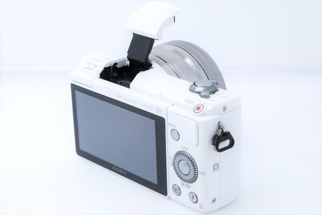 SONY ソニー α5000 レンズセット ホワイト 箱付き シャッター3955