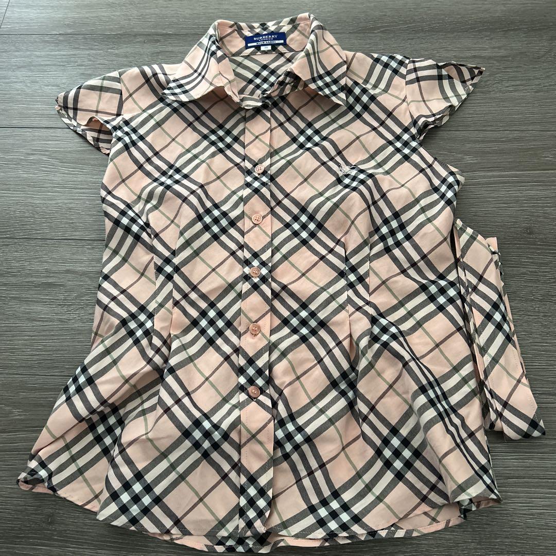 BURBERRY BLUE LABEL チェックブラウス