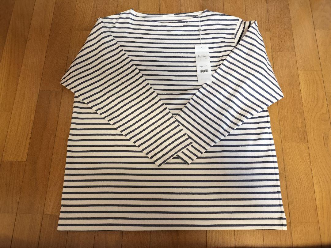 COMOLI/コモリ ボーダー ボートネック長袖 カットソー ナミカズさん着!!