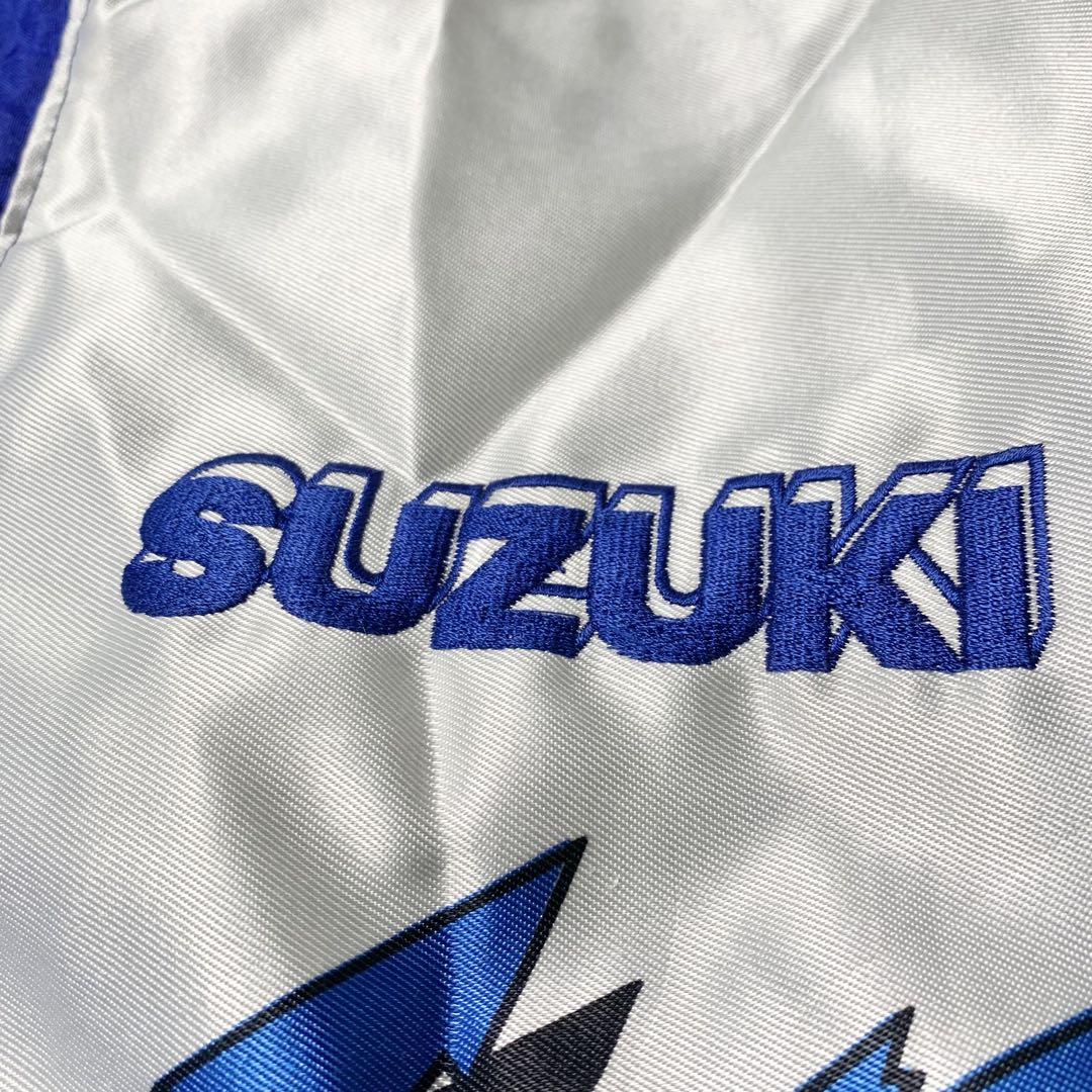 90s AKITO SUZUKI レーシングジャケット 中綿 スコットランド製