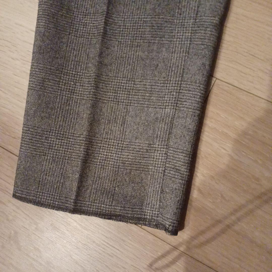 【新品】 MaxMara STUDIO グレンチェック 秋 パンツ グレー