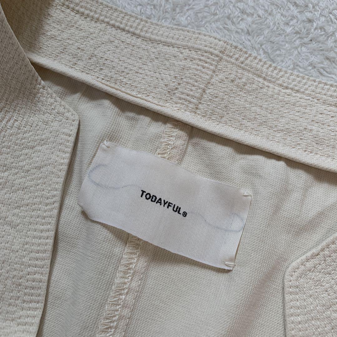 新品　TODAYFUL トゥデイフル　ベスト　コットン　キーネック　プルオーバー