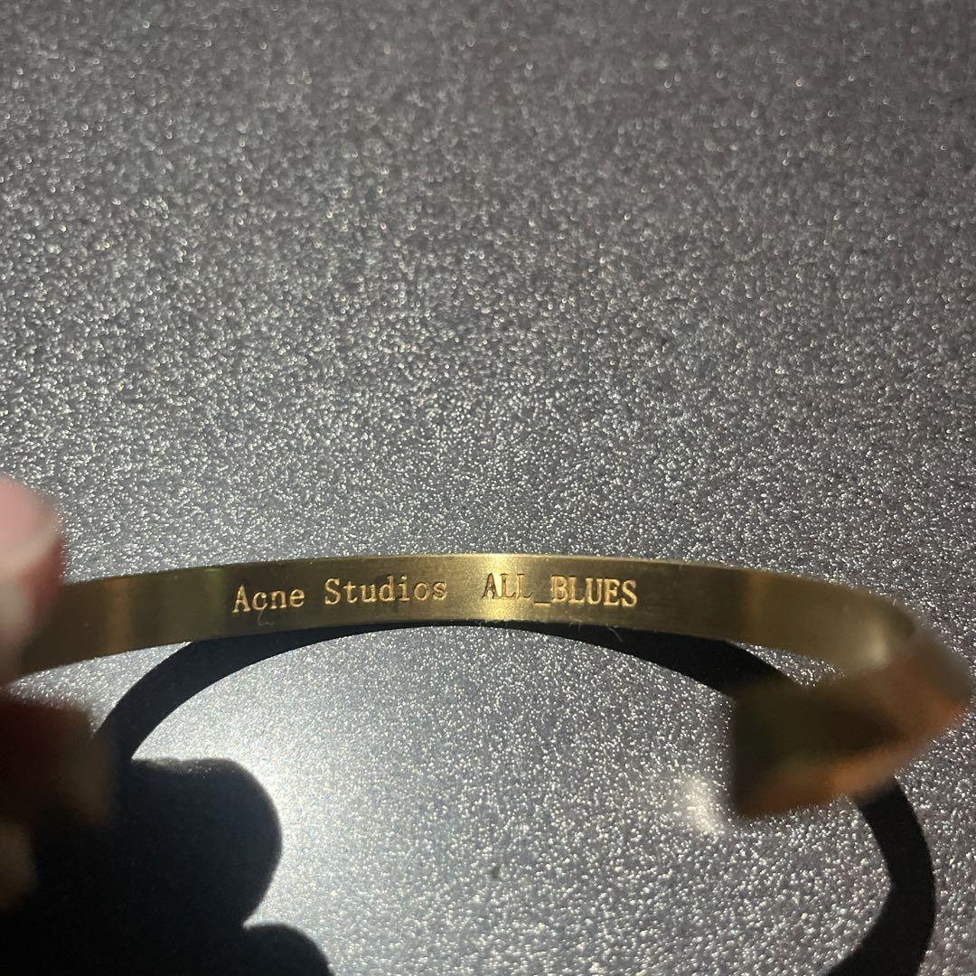 アクネストゥディオズ acne studios ゴールドバングル