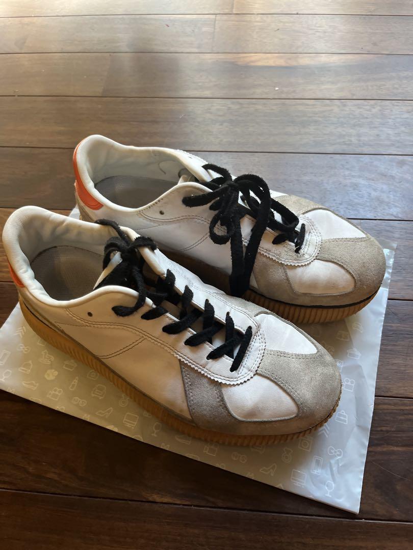 Onitsuka Tiger スニーカー DELECITY ホワイト/オレンジ - メルカリ