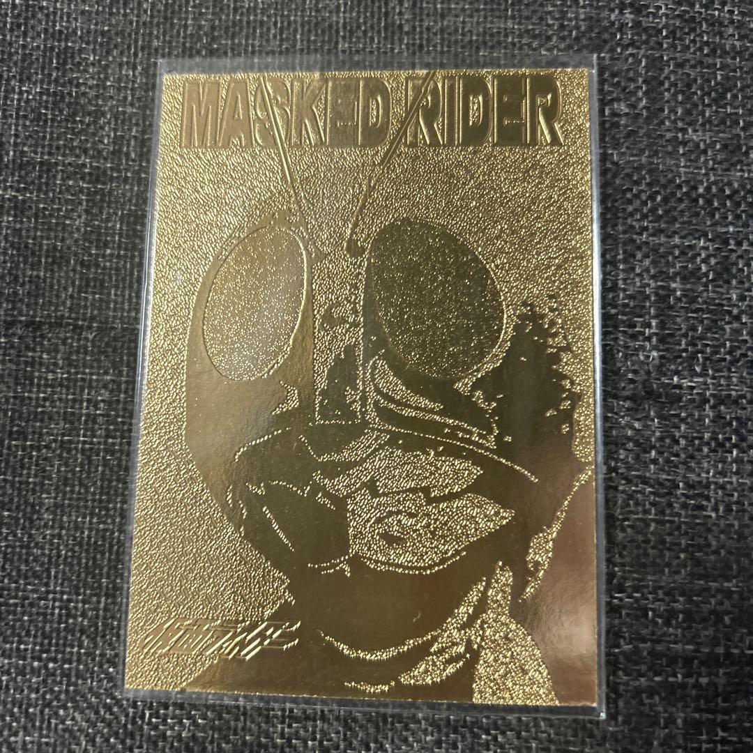 アマダ 仮面ライダー 22Kゴールド トレーディングカード