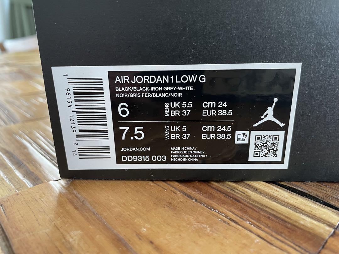 シューズ(女性用) AIR JORDAN 1LOW G