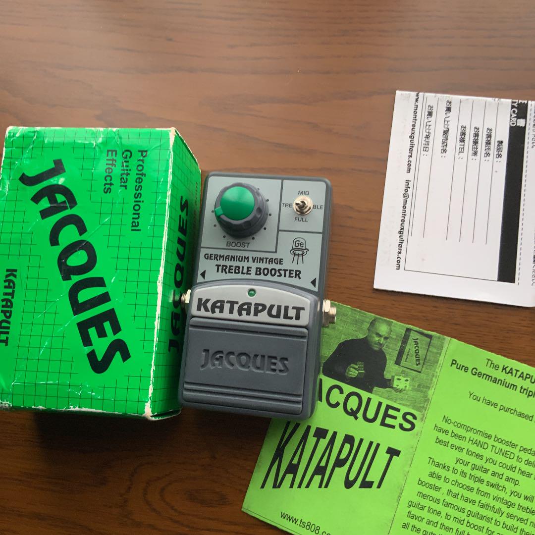 JACQUES KATAPULT TREBLE BOOSTER ギター JACQUES KATAPULT TREBLE BOOSTER ギター