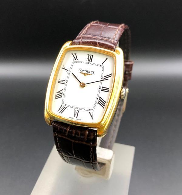 『◆WH-11774◆』LONGINES(ロンジン)☆ゴールド・クッション型