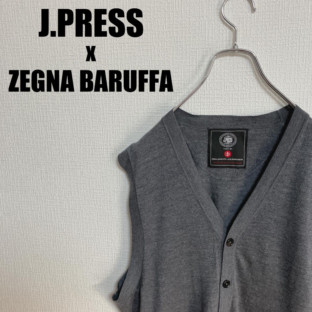 J.PRESS別注ZEGNA BARUFFAウールベストLLコラボゼニアセーター - メルカリ