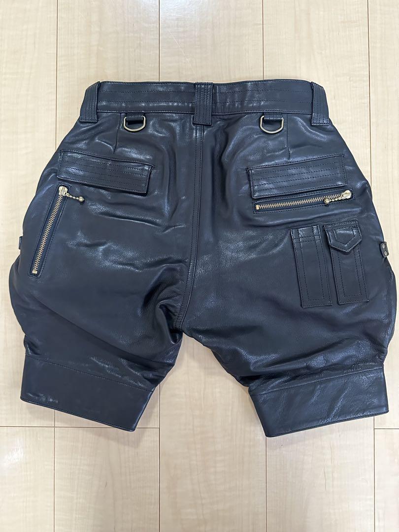 blackmeans レザーショートニッカボッカ　レディース サイズ1