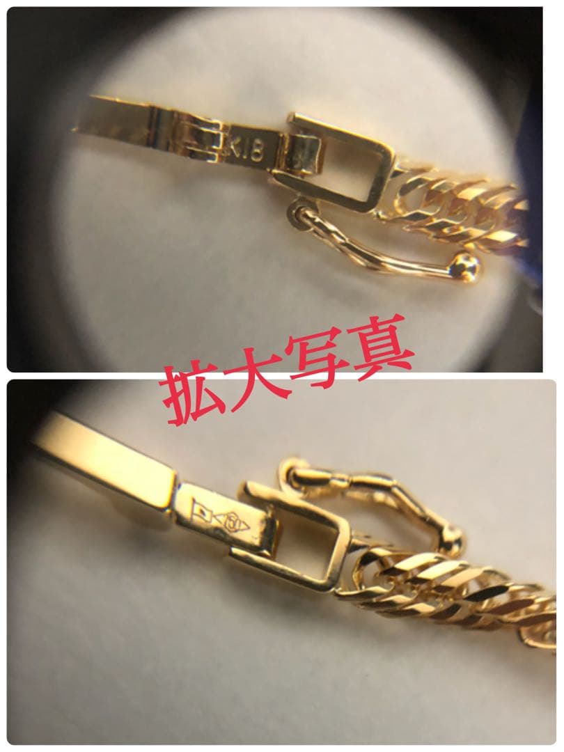 K18喜平ネックレス　12面トリプルカット