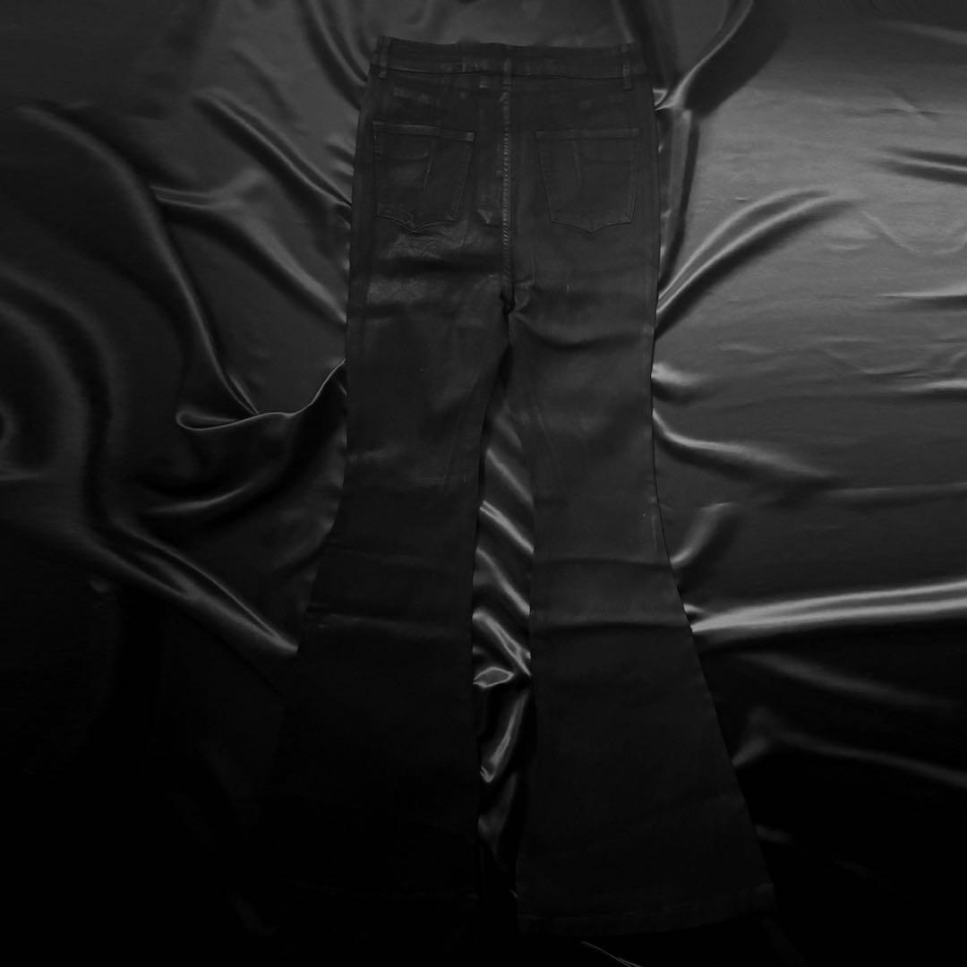 Bolan似 フレアデニム opium wax bolan似 Boots cut flare waxed denim opium - メルカリ