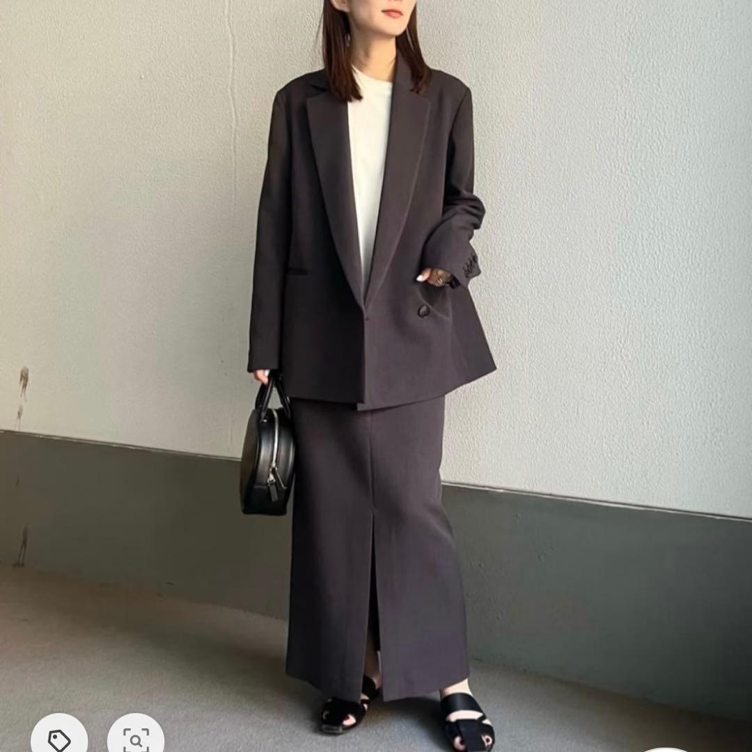 タグ付き 2024 マルゥユナイテッドアローズ Iラインロングスカート 38 黒 タグ付き 2024 マルゥユナイテッドアローズ Iラインロングスカート 38 黒