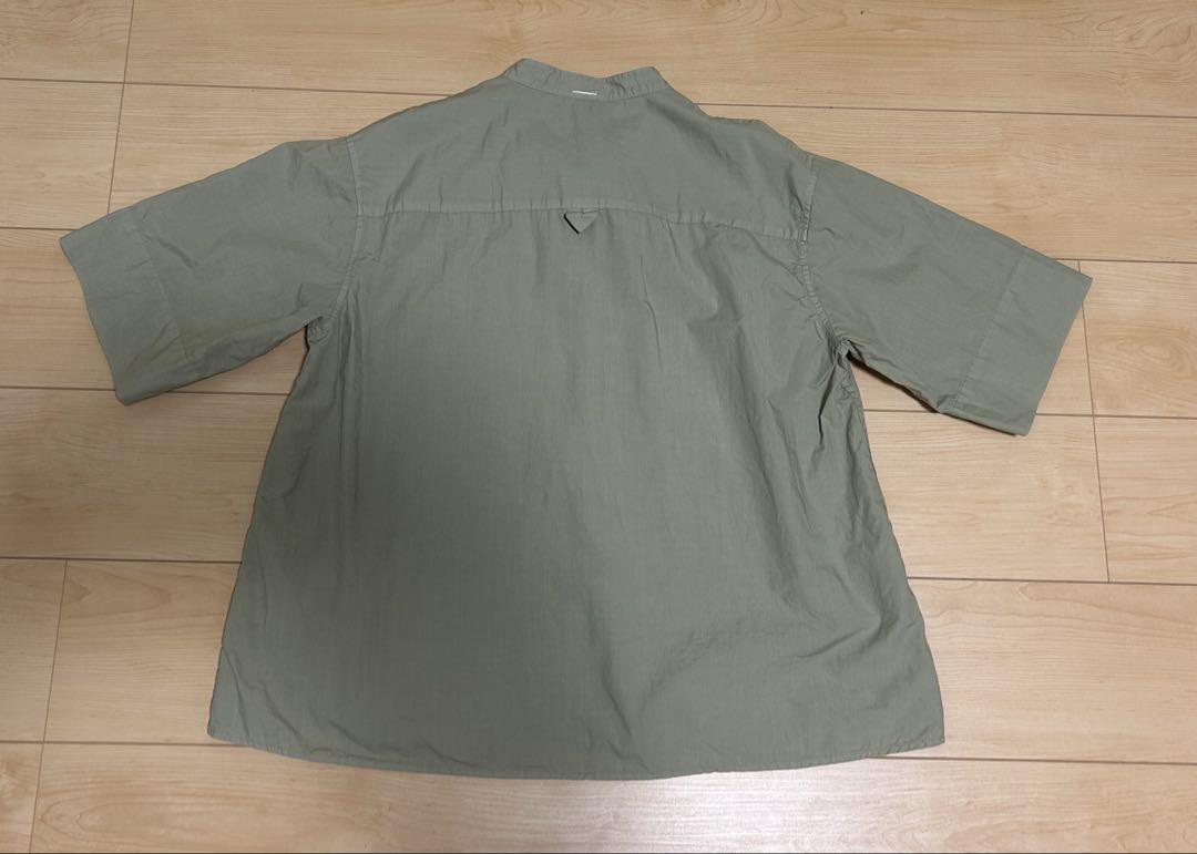 2025 SS 美品 MHL ノーカラーシャツ 1回着用 - メルカリ