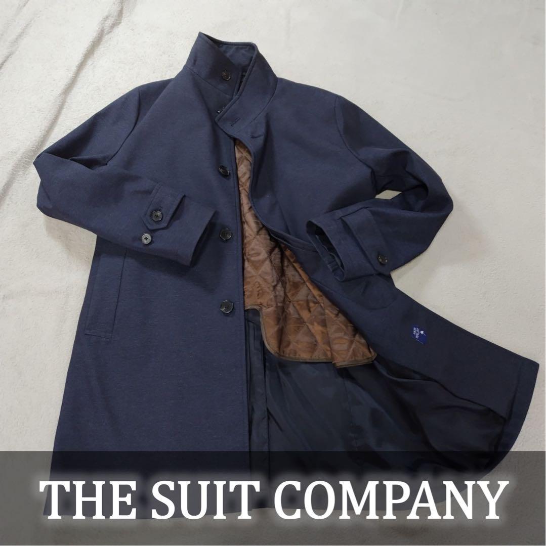 THE SUIT COMPANY ミドル丈スタンドカラーコート Mサイズ