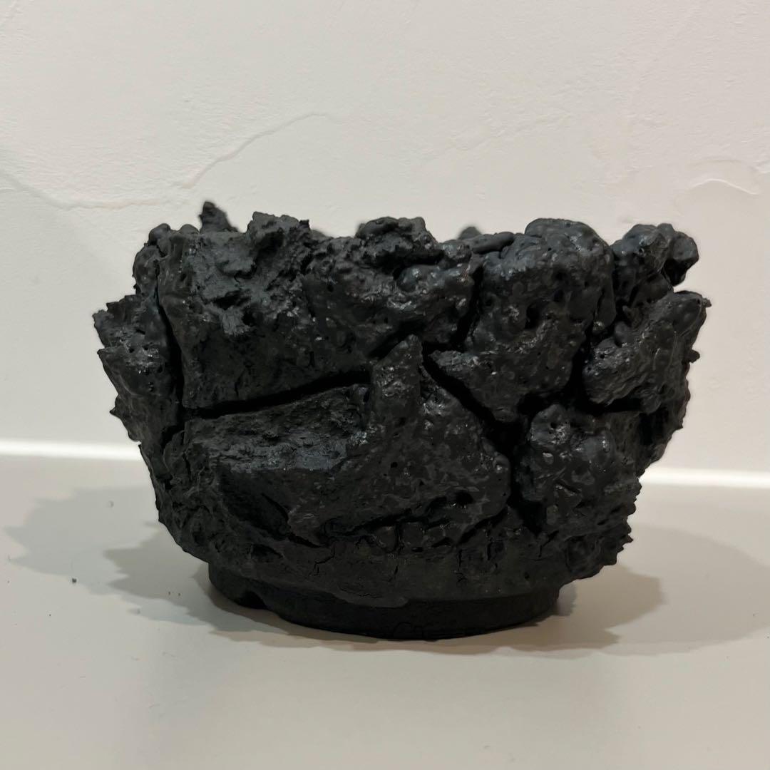 GOAT　GODZILLA鉢　オールブラック 大鉢 Lサイズ 作家鉢 陶器鉢 GOAT GODZILLA鉢 オールブラック 作家鉢 陶器鉢（高見澤 匠 