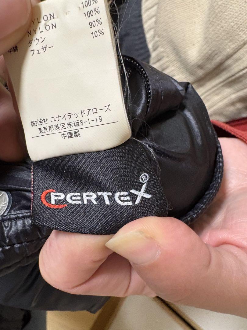 UNITED ARROWS ユナイテッドアローズ ダウンベスト 黒 メンズ