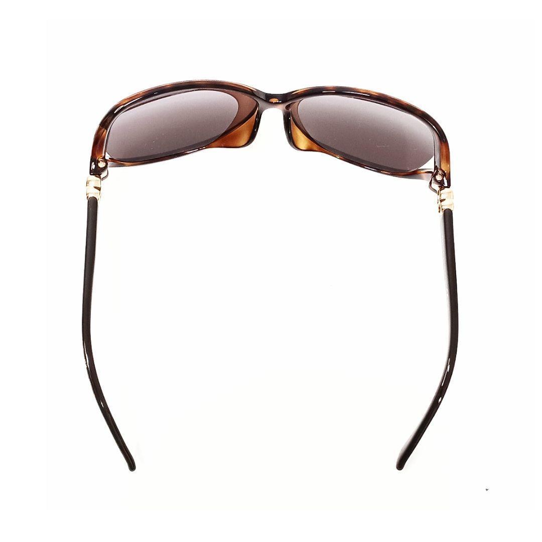 グッチ サングラス ラブリーハート GG ブラウン ゴールド 格子柄 べっ甲調