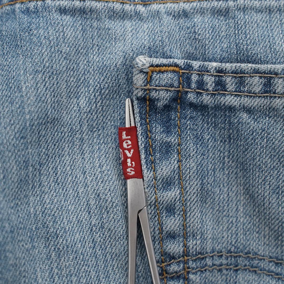 リーバイス569 Levis W34 ブルーデニム ヒゲ ボトム 青 13492 リーバイス569 Levis W34 ブルーデニム ヒゲ ボトム 青 13492