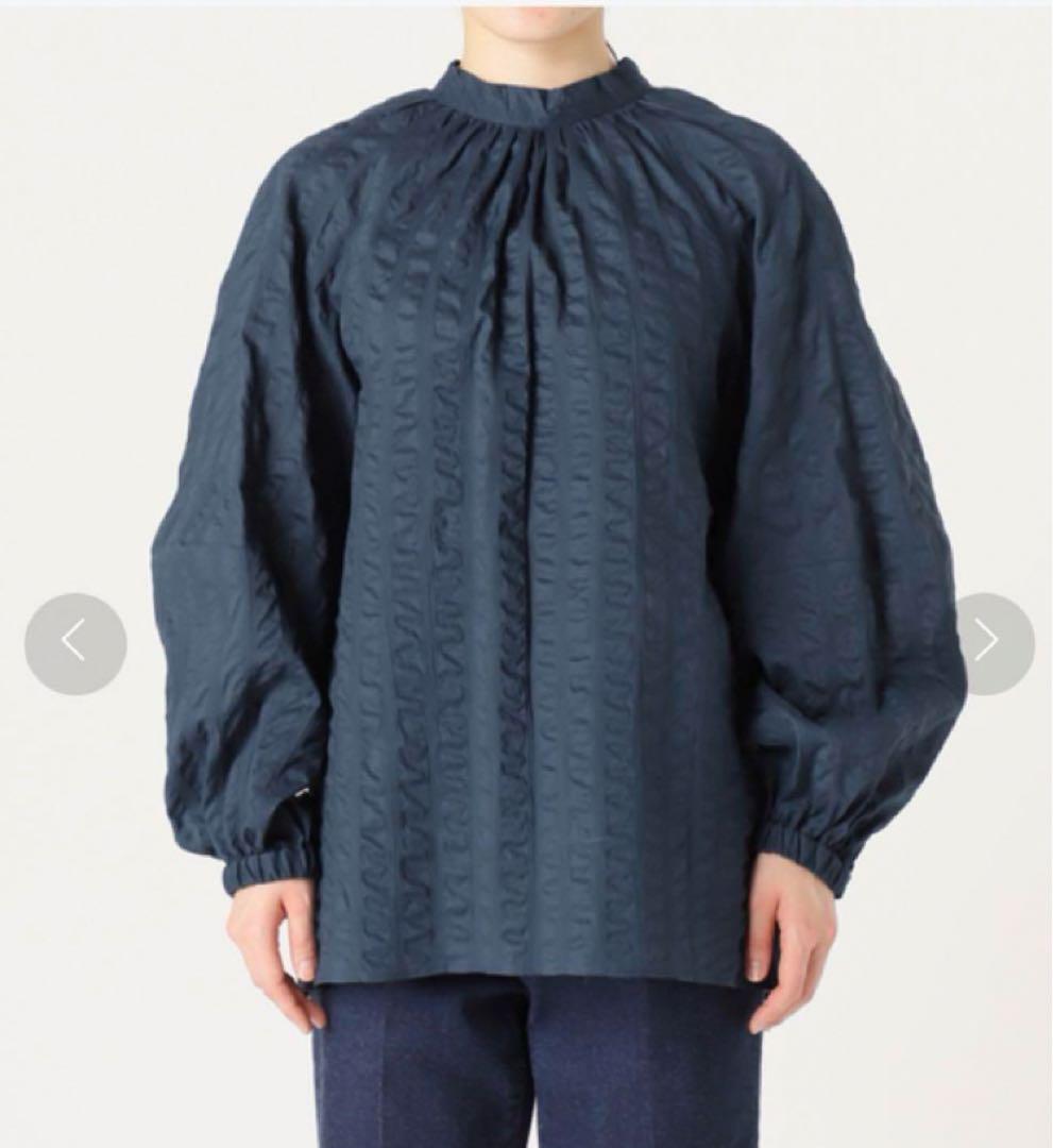IENA（イエナ）の「Cotton Wave BackBowブラウス（シャツ