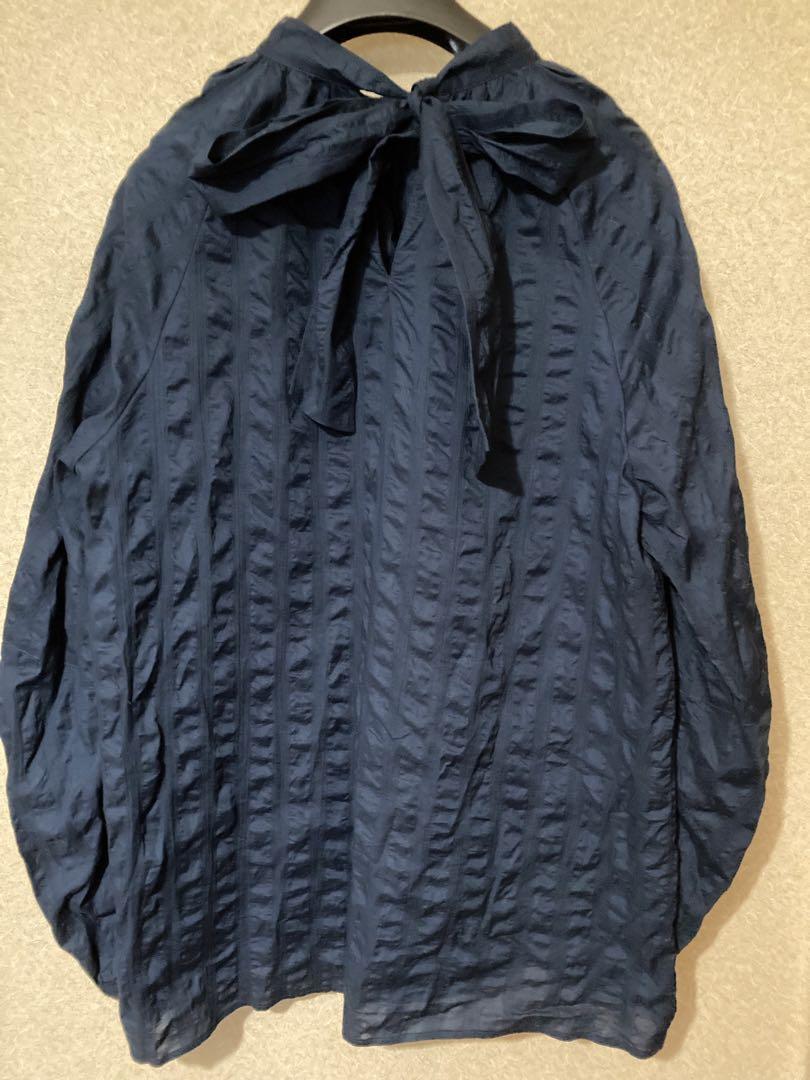 IENA（イエナ）の「Cotton Wave BackBowブラウス（シャツ