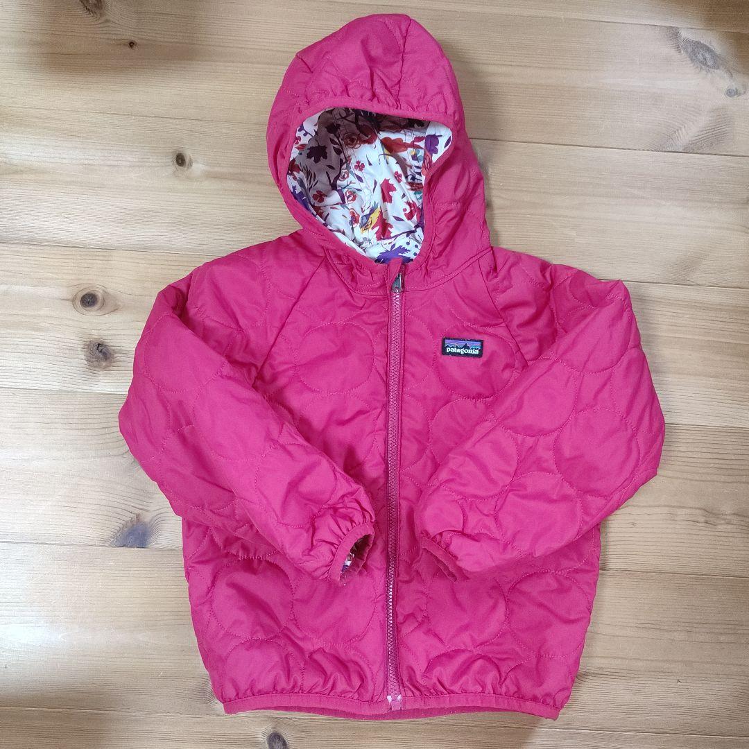 patagonia ピンク キルティングジャケット　5T