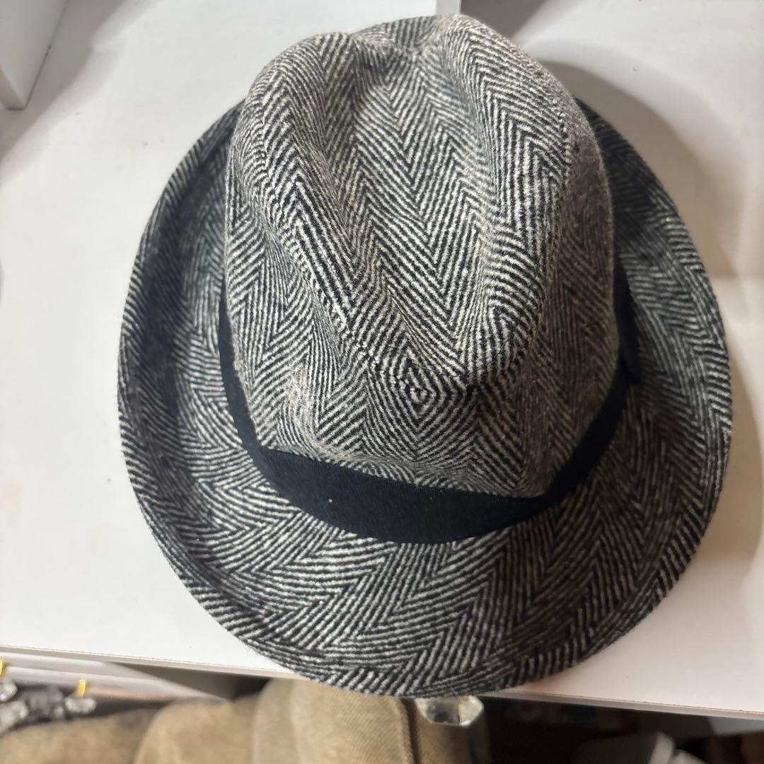 ヘリンボーン柄バケットハット ヘリンボーン柄バケットハット