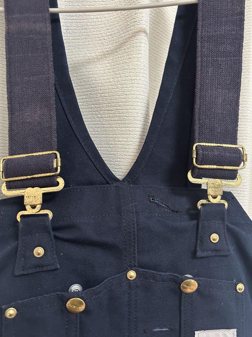 Carhartt オーバーオール 古着　メキシコ製34×32