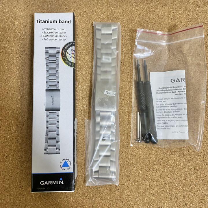 GARMIN ベルト 交換キット fēnix3J用 チタニウム Silver