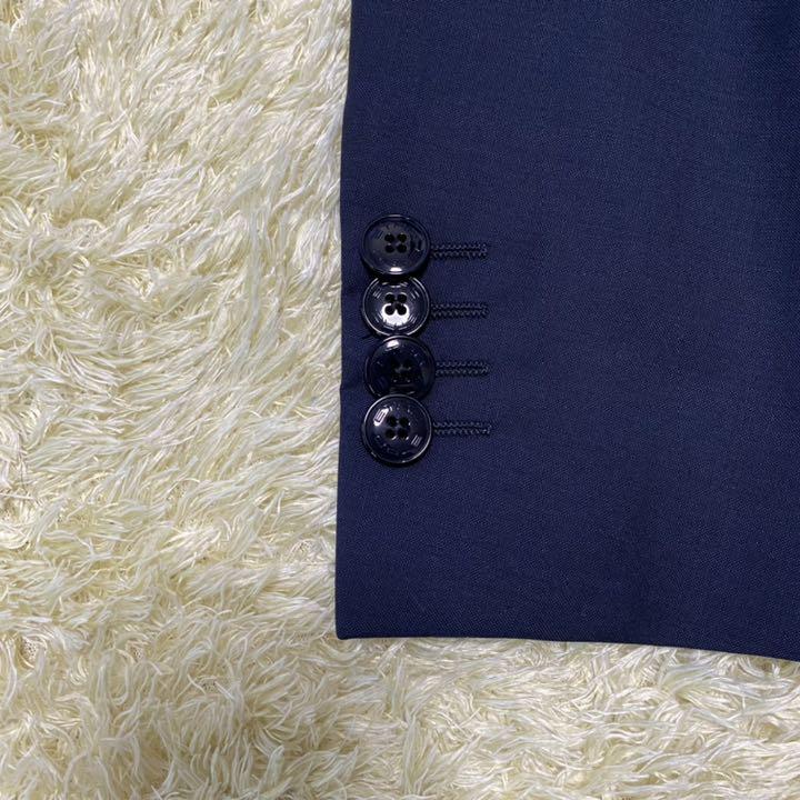 試着のみ しつけ糸付き ETRO エトロ ジャケット ペイズリー ネイビー