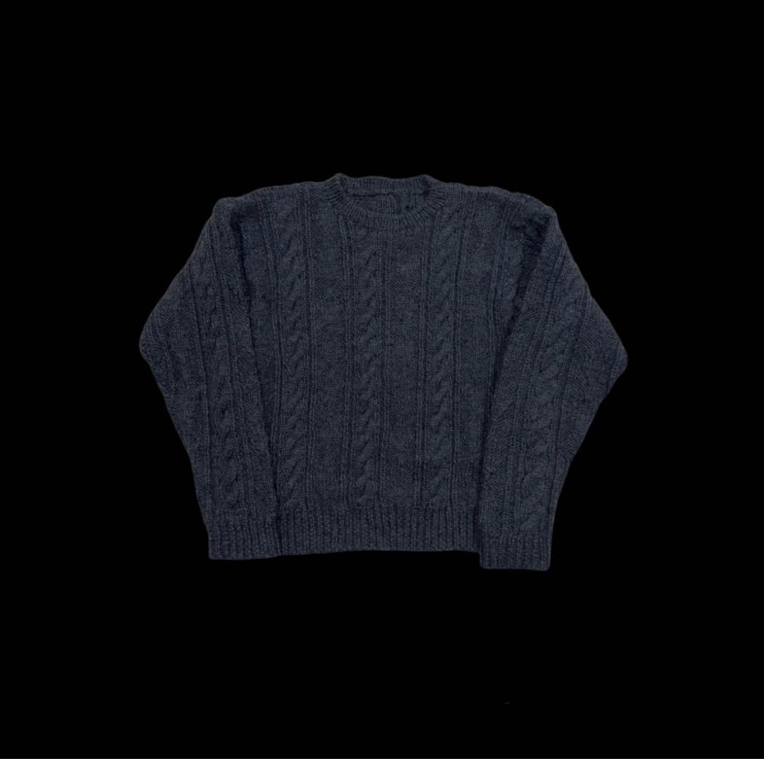 【Vintage】90s Gray standard heavy sweater