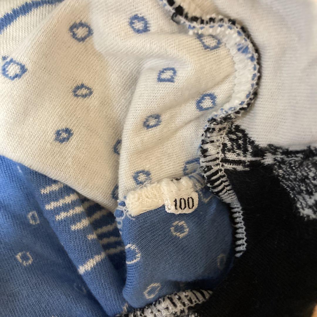 ハンドメイド　こども服　半袖トップス　90